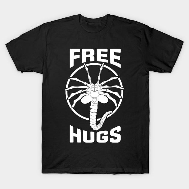 Free Facehugger Hugs T-Shirt by Meta Cortex